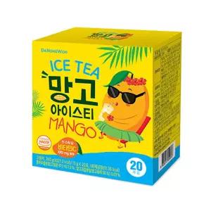 다농원 망고 아이스티 20개입/홍차/음료/스틱/분말/가루/아이스/가정용/카페/사무실/사무용/탕비실