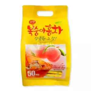 고향 복숭아홍차 50스틱/아이스티/복숭아/과일차/스틱/분말/물에타먹는/음료/교회/성당/휴게실/손님/다과용