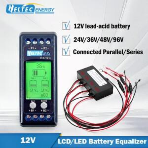 Heltec 12V 납산 배터리 이퀄라이저 전압 밸런스 LED/LCD가  24/36/48V/96V 병렬 시리즈 연결