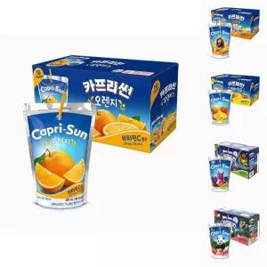 카프리썬 오렌지 200mlx10팩/어린이/주스/팩음료/간식/음료/과일/쥬스/팩음료수/착즙/유아/미니/팩주스/팩