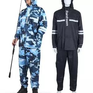 [아웃도어스/머털낚시]레인프림 상하의 분리형 레인코트 낚시 캠핑 여행 등산 일상 우비 우의