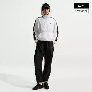매장정품 나이키 우먼스 스포츠웨어 클래식 우븐 루즈 UV 프로텍션 후드 재킷 FV6299-101 424046