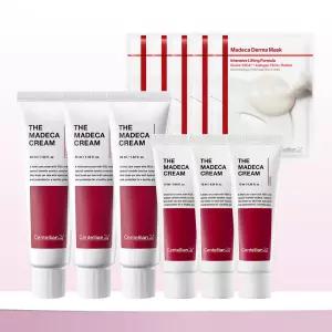 [본사직영] 더 마데카크림 45ml 3개 + 15ml 3개 + 인텐시브 리프팅 마스크 5매