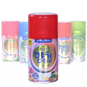 산도깨비 향캔 향기속으로 자동분사기 리필용 방향제 유자, 290ml, 1개