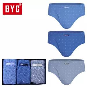 [BYC] MRI1007 BYC인견맥시남성삼각팬티3매입_유색