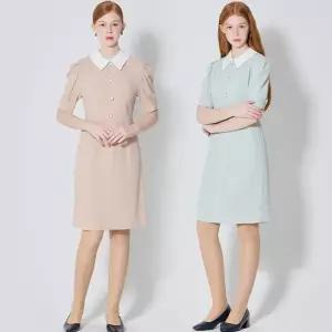 [르샵][르샵(LeShop)] 탈착카라 H라인원피스 (택가격 179000원)