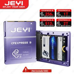 JEYI CF-Express 타입 B-2230 NVMe M.2 SSD 어댑터  PCIe 4.0 확장 메모리 카드  캐논 호환호환 니콘 호환
