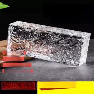 투명 크리스탈 커피 DIY 테이블 양면 벽돌 유리