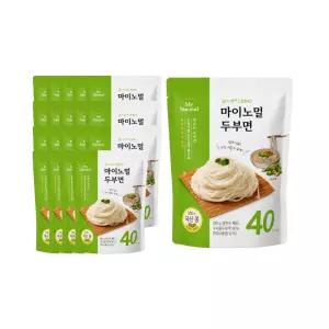 마이노멀 두부면 두부소면 밀가루제로 국산콩 180g 20개입