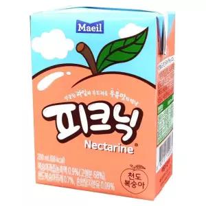 [매일유업] 피크닉 천도복숭아 200ml x 24팩