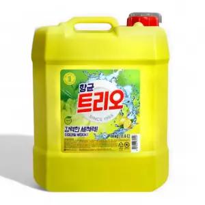 주방세제 항균 트리오 14kg 말통 대용량 업소용