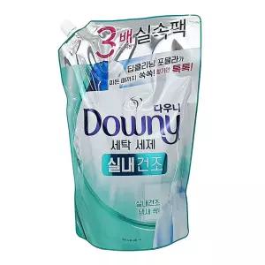 생활 다우니 딥클리닝 실내건조 1.4L 리필 핑크 생활용품 패션클린 수앤서B2