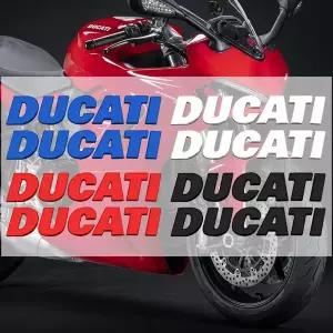 Ducati Panigale Diavel Superleggera V4 V2 용 2pcs 바이크 오토바이 3D 로고 데칼 탱크 바디 스티커 엠블
