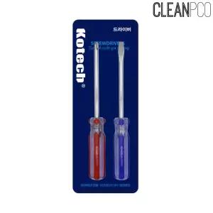 c39 KOTECH 코텍 드라이버세트(십자+일자) 2P K-6836버 다용도버 공구버 용버 공업용버 산업용버 공업버 산