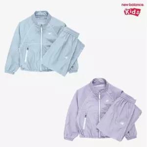 [뉴발란스]공용 상하복세트 여아의류 2PCS 넥 셔링 바람막이 우븐 팬츠 셋업 NK9Y