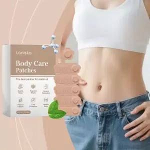 바디 케어 패치는 피로를 줄이고 근육을 이완시키며 수면을 조절하고 소화 시스템을 몸매를 보여줍니다