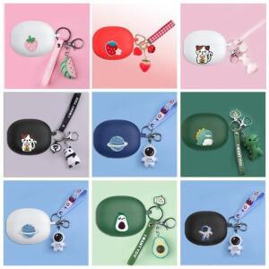 QCY MeloBuds Pro 커버 N70 N30/N50 실리콘 이어폰 케이스 용 만화 동물