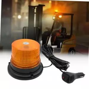 차량용 중장비 지게차 안전 자석 부착식 12v 24v led 점멸 경광등 비상등 4m 시가잭 옐로우 시가잭경광등 지게차경광등 비상경광등