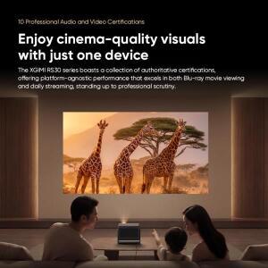 XGIMI RS30 Pro Max 4K  프로젝터 4800 ISO 밝기 HDR 하만 카돈 사운드 IMAX Enhanced 시어터