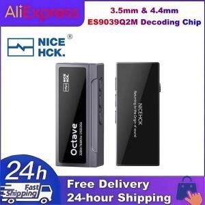 NICEHCK 옥타브 플래그십 ES9039Q2M 디코딩 칩 HiFi 휴대용 DAC 타입-C 앰프 3.5mm & 출력 최대 550mW@32Ω