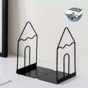 세련된 디자인 책꽂이 수납 정리셋트 L형 도서관용 튼튼한철재북앤드 책고정대 책정리대