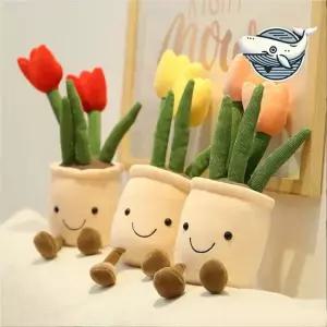 귀여운 튤립 인테리어 소품 방꾸미기 홈카페 생일선물 여자친구선물 귀여운인형 튤립인형