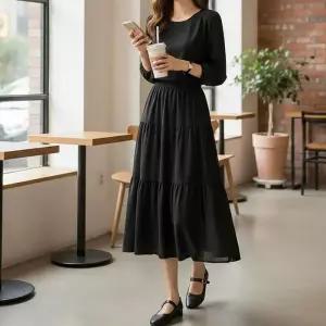 [라일리여성의류] Rly 여성 데일리 외출 가벼운 소재 로맨틱 스타일 볼