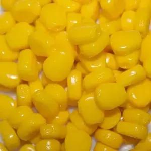 100pcs 실리콘 옥수수 냄새 부드러운 미끼 부동 물 잉어 낚시 인공 고무 크림