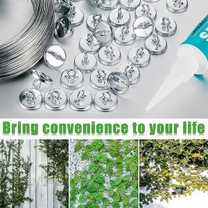 50/100피스 Plant Fixed Anchor Vine/climbing Anti Rust Ultra Light Aluminum Alloy Design Gardening To