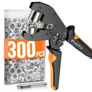3/8인치 프레시바 그로밋 도구 키트 10MM 300PCS 수동 아일렛 필러 배너 가죽 캔버스 원단