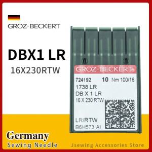 10피스 DBX1 LR Groz-Beckert 바늘은 가죽 직물 16X230RTW 1738LR 비스듬한 칼에 대 한 산업용 바느질 Lock