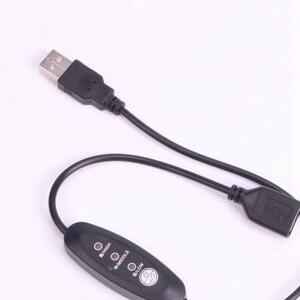 AB33-USB 5V-12V 온도 조절기 히터 장치 3단계 가능 24W