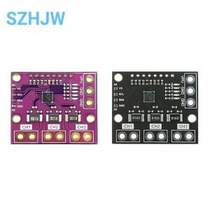 I2C SMBUS INA3221 트리플 채널 션트 전류 전원 공급 장치  전압 모니터 센서 보드 모듈  를 핀으로 교체