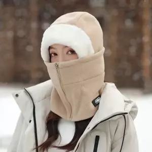 따뜻한 겨울 후리스 후드 넥워머 마스크 풀커버 기모 3in1 360도 다기능 도톰한 보온 방한