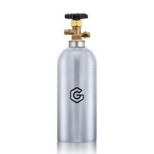 GANCOWISE 5lb 알루미늄 신 CO2 탱크, 케게이터 및 생맥주 디스펜서용 CGA 320 밸브가 장착된 DOT 승인 가스 실린더