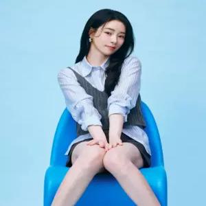 26SS 폭스울 블랜디드 뷔스티에 멜란지그레이