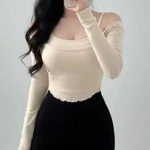 [하프클럽/]3color 끈나시 셋업 티셔츠 레이어드 골지 긴팔 여자