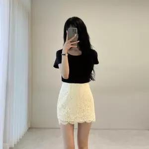 /옷자락 여자 여름 H라인 미니스커트
