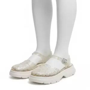 락피쉬웨더웨어 GLAIR PLATFORM FISHERMAN SANDALS CLEAR STAR RF1SHBF1JJ006CS