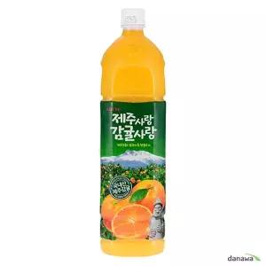 롯데 델몬트 제주사랑 감귤사랑 1.5L x12펫