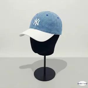 MLB 키즈 피그먼트 워싱 배색 볼캡 뉴욕양키스 BLUE 7ACPB076N 50BLS