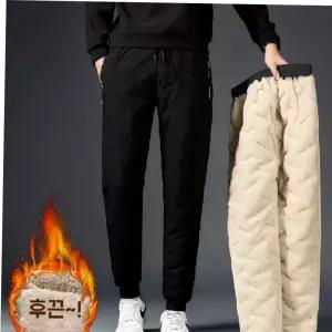 면팬츠 치노팬츠 양털패딩바지 패딩바지 보온 방풍 3중구조 방한