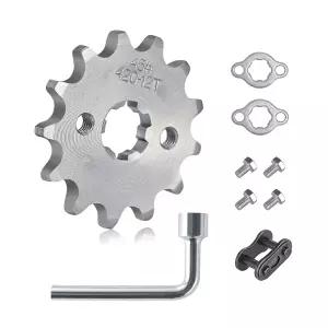 Moroxi 420 12T 모터사이클 프론트 엔진 스프로킷 17mm 125cc 타오 론신 로케타 더트 바이크 미니 ATV 고