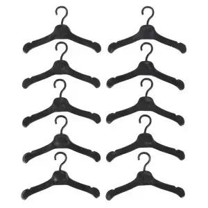 0PCS 사랑스러운 55cm 인형 옷걸이 미니 귀여운 옷장 드레스 코트 옷 플라스틱 역할 놀이