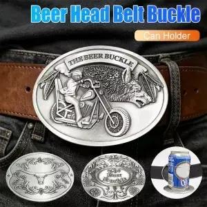 금속 맥주병 벨트 버클 캔 홀더 야외용 병 캠핑용 휴대용 바