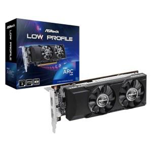 ASRock 인텔 Arc A310 로우 프로파일 4GB 그래픽 카드, 2000MHz GPU 클럭, GDDR6, 디자인, 듀얼 팬, 디스플레이포트 2.0, HDMI 2.0b, 8K 지원