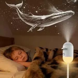 2 in 미니 스타 프로젝터 무드등 침실 수면 장식용 별빛 하늘 앰비언트 램프
