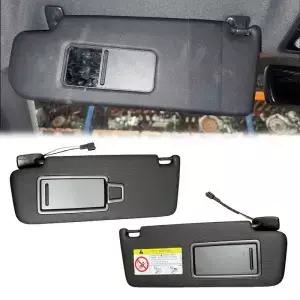 새로운 블랙 프론트 선바이저 패널 K085755 K0857552 바겐 골프 5 6 제타 MK5 CC 파사트 B6 B7 차량용 실내