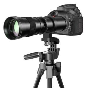 소니 A7 IV-III /ZV-E10 /A7R V /A7C II IV /A1 /A9 III /A6400 /A6100 /A7 /A6000 /NEX-6 /NEX-5 /알파 수동 초점 미러리스 카메라 렌즈용 E 420-800MM F8.3