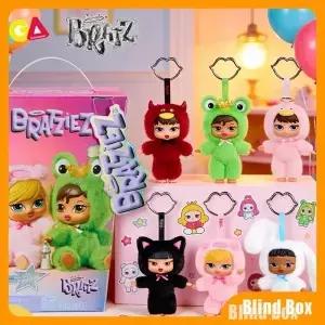 브라츠 브라티즈 콘즈 시리즈 언박싱 플러시 펜던트 키체인 랜덤 스타일 미니 인형 수집용 서프라이즈